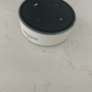 Amazon Smart Voice Speaker in White and Black